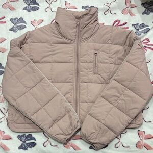 Light Pink Puffer Jacket